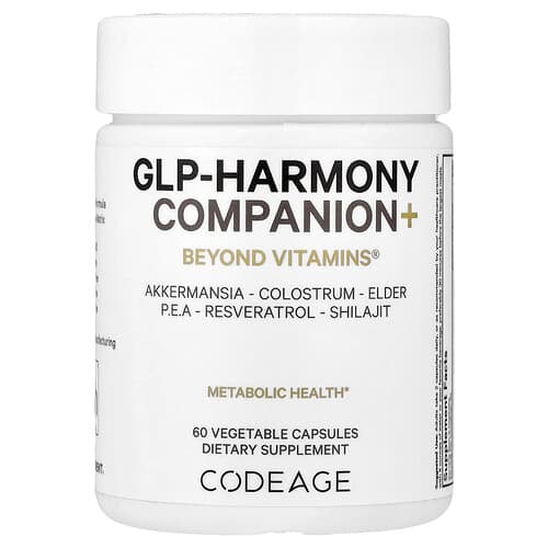 Codeage, GLP-Harmony Companion+, 60 Vegetable Capsules