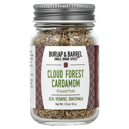 Burlap & Barrel, Cloud Forest Cardamom, Ground Pods, 1.9 oz (54 g)
