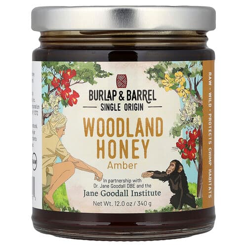 Burlap & Barrel, Woodland Honey, Amber, 12 oz (340 g)