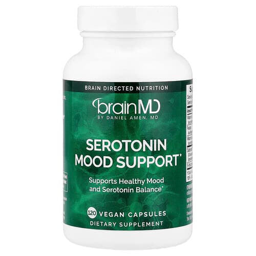 BrainMD, Serotonin Mood Support, 120 Vegan Capsules