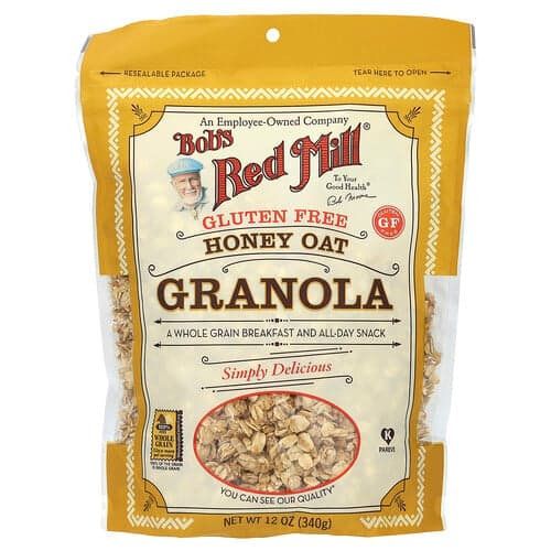 Bob's Red Mill, Granola, Honey Oat, Gluten Free , 12 oz (340 g)