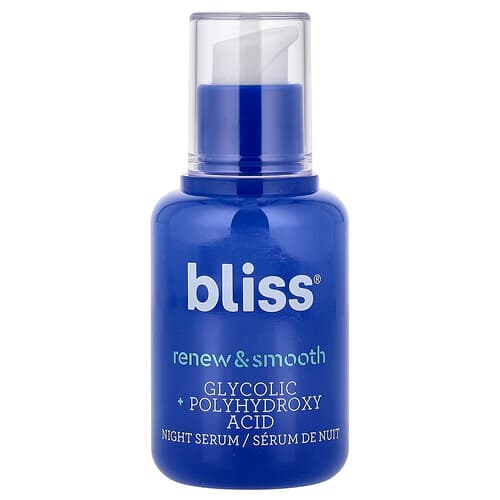 Bliss, Renew & Smooth, Resurfacing Night Serum, 1 fl oz (30 ml)