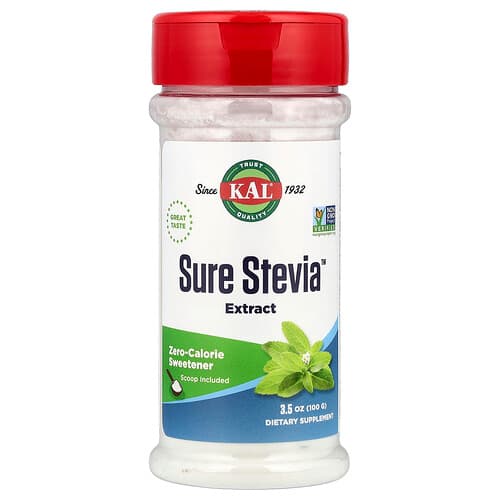 KAL, Sure Stevia™ Extract, 3.5 oz (100 g)