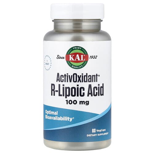 KAL, ActivOxidant™, R-Lipoic Acid, 100 mg, 60 VegCaps