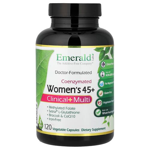 Emerald Laboratories, Coenzymated Women's 45+, Clinical + Multi, 120 Vegetable Caps