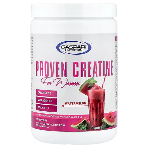 Gaspari Nutrition, Proven Creatine For Women, Watermelon, 15.87 oz (450 g)