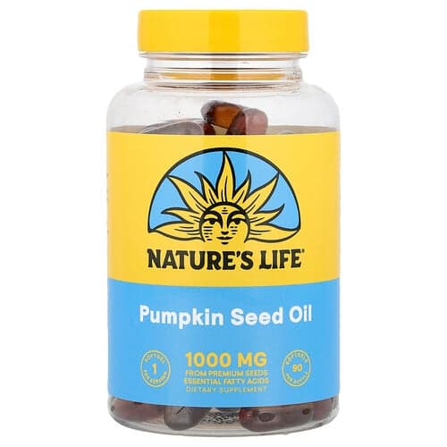 Nature's Life, Pumpkin Seed Oil, 1,000 mg, 90 Softgels