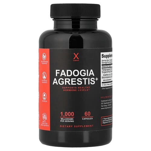 Humanx, Fadogia Agrestis+, 60 Capsules