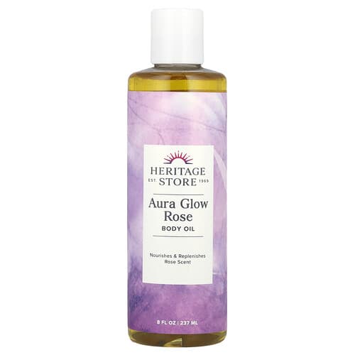 Heritage Store, Aura Glow Body Oil, Rose, 8 fl oz (237 ml)