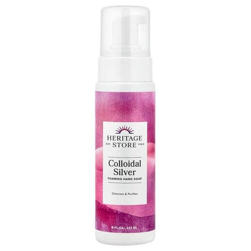 Heritage Store, Colloidal Silver, Foaming Hand Soap, 8 fl oz (237 ml)
