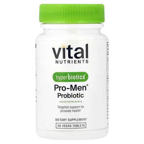 Vital Nutrients, Hyperbiotics®, Pro-Men® Probiotic, 30 Vegan Tablets