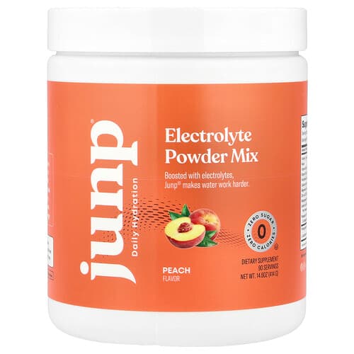 JUNP Hydration, Electrolyte Powder Mix, Peach, 14.6 oz (414 g)