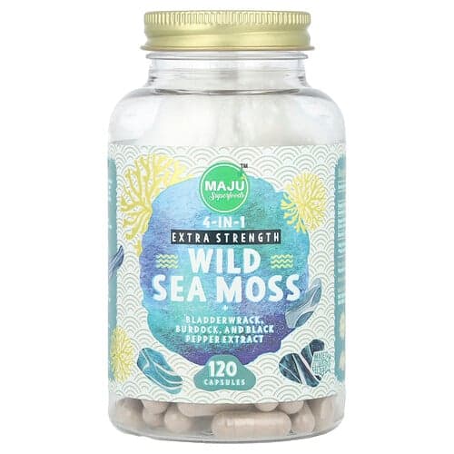 Maju Superfoods, Wild Sea Moss, 120 Capsules