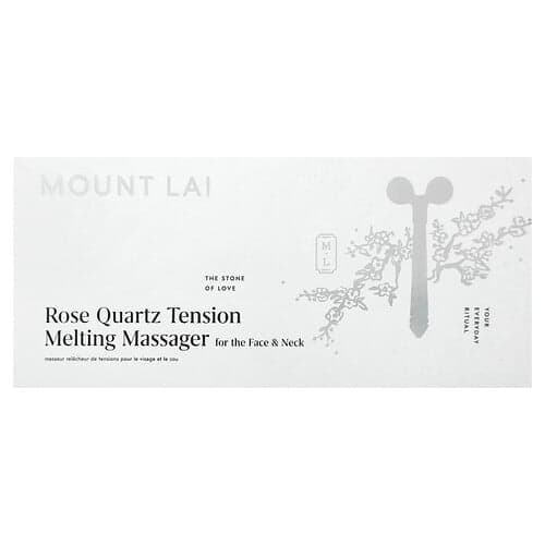 Mount Lai, Rose Quartz Tension Melting Massager, 1 Facial Roller