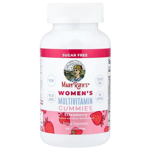 MaryRuth's, Women's Multivitamin Gummies, Strawberry , 60 Gummies