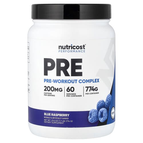 Nutricost, Performance, Pre-Workout Complex, Blue Raspberry, 1.7 lb (774 g)