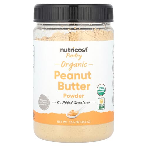 Nutricost, Pantry, Organic Peanut Butter Powder, 12.6 oz (354 g)
