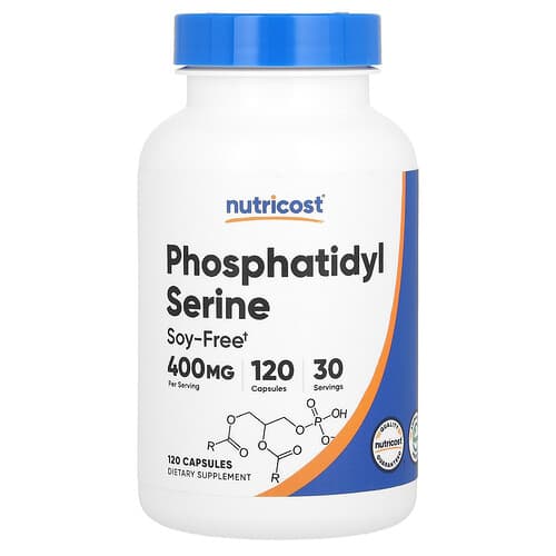 Nutricost, Phosphatidyl Serine, 120 Capsules (100 mg per Capsule)
