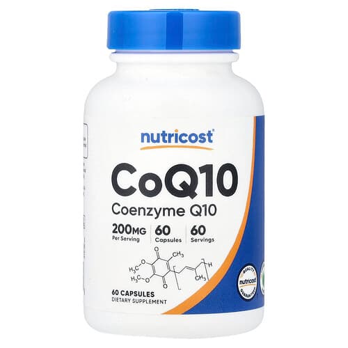 Nutricost, CoQ10, 200 mg, 60 Capsules