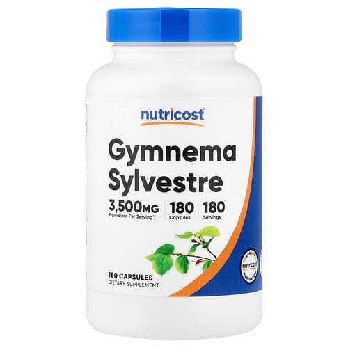 Nutricost, Gymnema Sylvestre, 180 Capsules (175 mg per Capule)