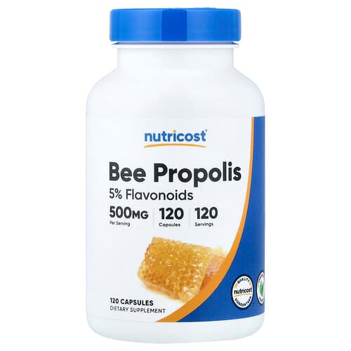 Nutricost, Bee Propolis, 500 mg, 120 Capsules