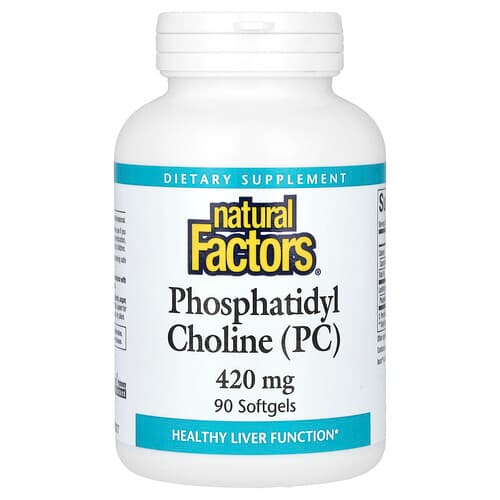 Natural Factors, Phosphatidyl Choline (PC), 420 mg, 90 Softgels