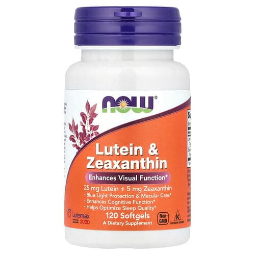 NOW Foods, Lutein & Zeaxanthin , 120 Softgels