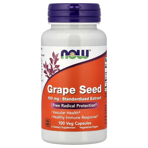 NOW Foods, Grape Seed, 100 Veg Capsules