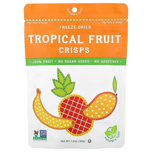 Nature's Turn, Freeze-Dried Tropical Fruit Crisps, 1.2 oz (34 g)