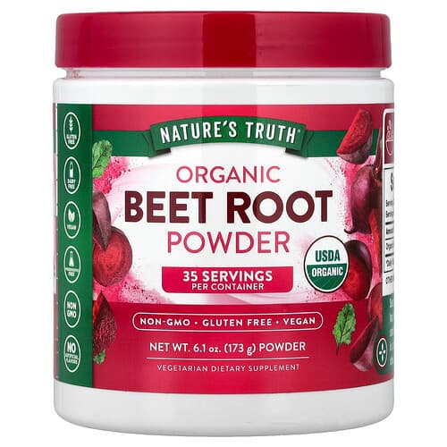 Nature's Truth, Organic Beet Root Powder, 6.1 oz (173 g)
