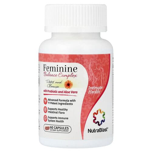 NutraBlast, Feminine Balance Complex, 60 Capsules