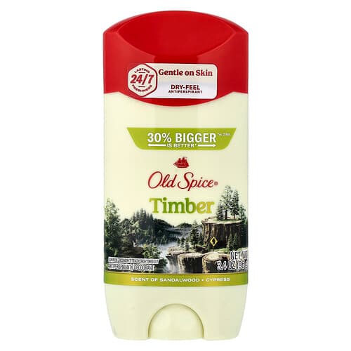 Old Spice, Antiperspirant/Deodorant, Timber, 3.4 oz (96 g)