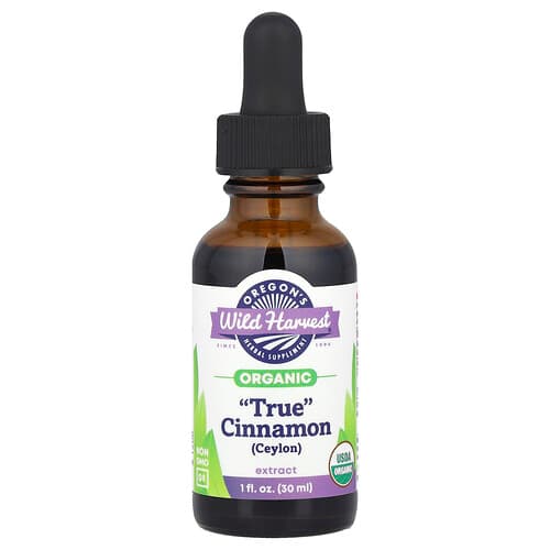Oregon's Wild Harvest, Organic True Cinnamon (Ceylon) Extract, 1 fl oz (30 ml)