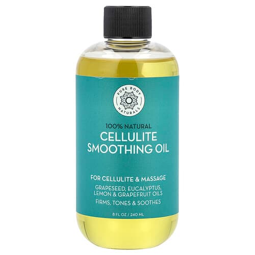 Pure Body Naturals, Cellulite Smoothing Oil, 8 fl oz (240 ml)