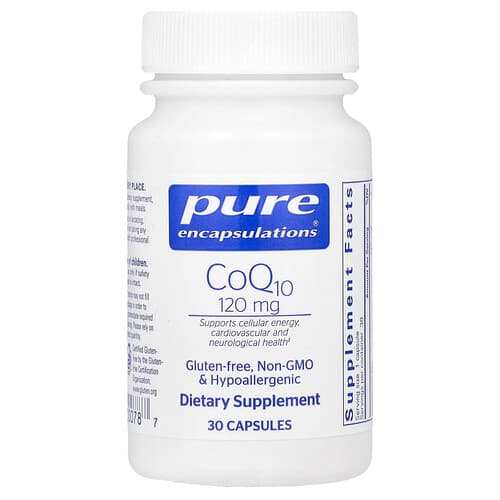 Pure Encapsulations, CoQ10, 120 mg, 30 Capsules
