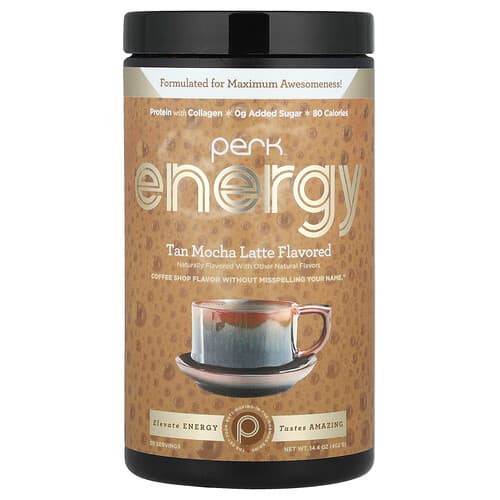 Perk Energy, Tan Mocha Latte, 14.4 oz (402 g)