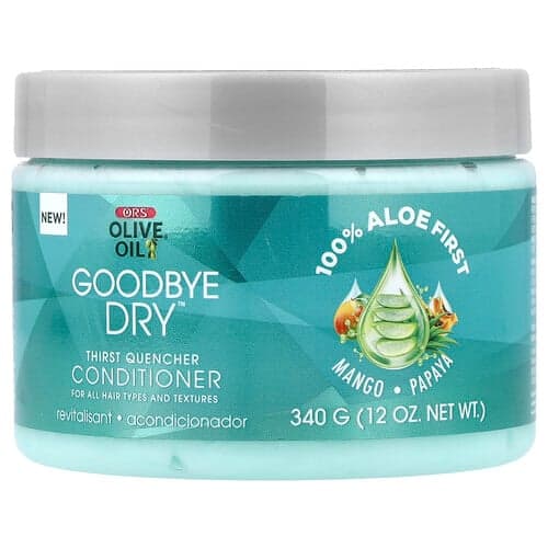 ORS, Olive Oil®, Goodbye Dry™, Thirst Quencher Conditioner, For All Hair Types and Textures, 12 oz (340 g)