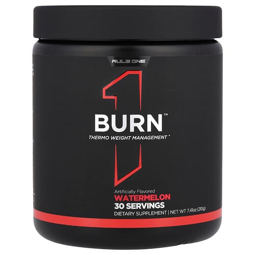 Rule One Proteins, Burn™, Thermo Weight Management, Watermelon, 7.41 oz (210 g)