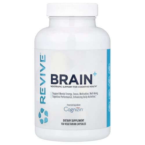 Revive, Brain+, 150 Vegetable Capsules