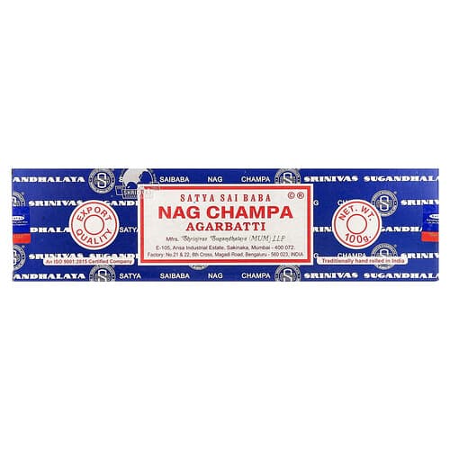 Sai Baba, Satya, Nag Champa, Agarbatti Incense Sticks, 100 g