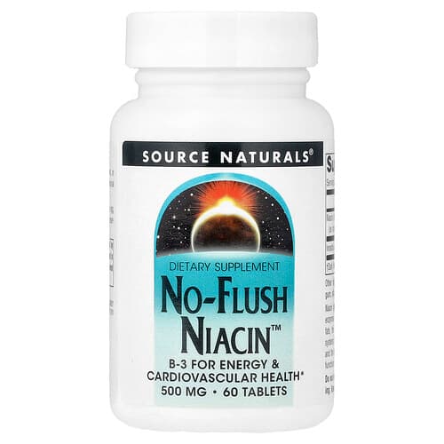 Source Naturals, No-Flush Niacin™, 60 Tablets