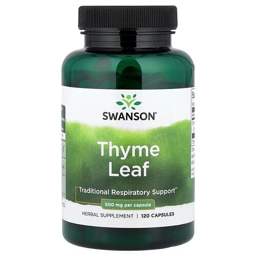 Swanson Vitamins, Thyme Leaf, 500 mg , 120 Capsules