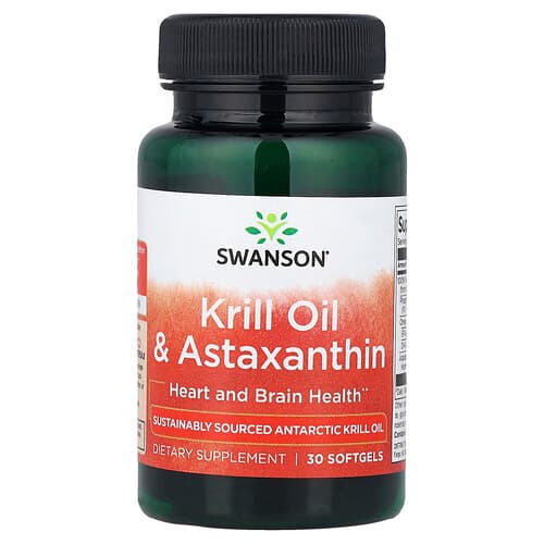 Swanson Vitamins, Krill Oil & Astaxanthin, 30 Softgels