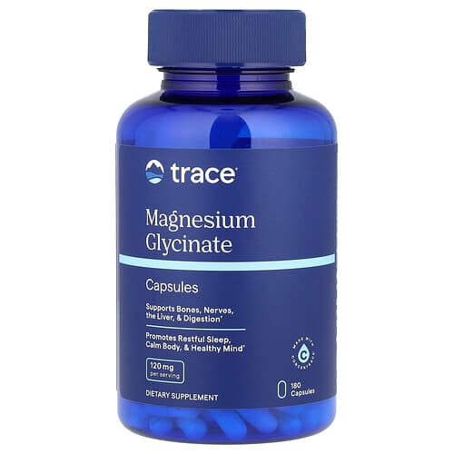 Trace, Magnesium Glycinate, 180 Capsules