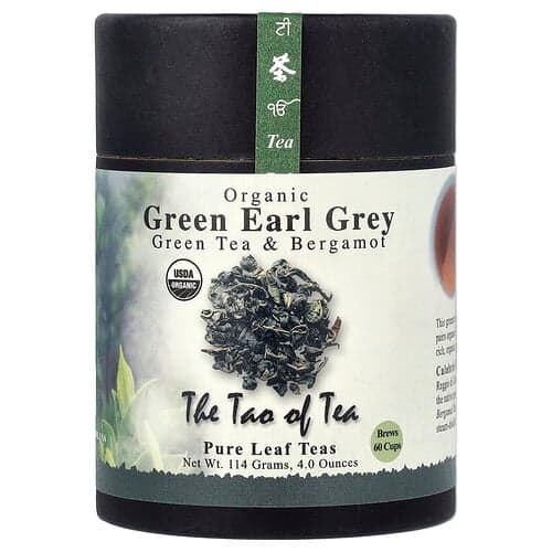 The Tao of Tea, Organic Green Tea & Bergamot, Green Earl Grey, 4 oz (114 g)