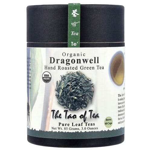The Tao of Tea, Organic Hand Roasted Green Tea, Dragonwell, 3 oz (85 g)