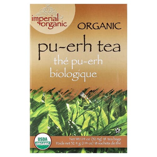 Uncle Lee's Tea, Imperial Organic, Pu-erh Tea, 18 Tea Bags, 1.14 oz (32.4 g)