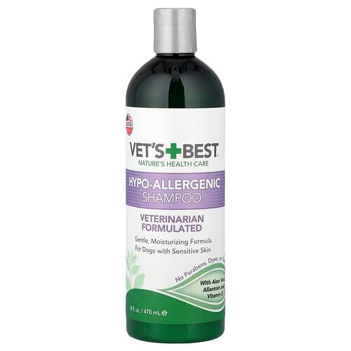 Vet's Best, Hypo-Allergenic Shampoo, For Dogs with Sensitive Skin, 16 fl oz (470 ml)