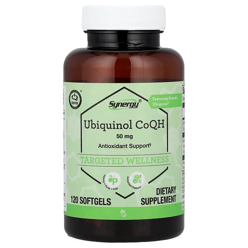 Vitacost, Synergy®, Ubiquinol CoQH, 50 mg, 120 Softgels