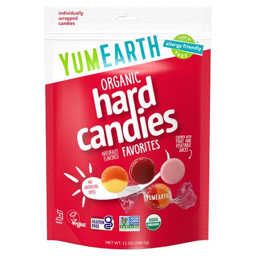 YumEarth, Organic Hard Candies, Favorites, 13 oz (368.5 g)